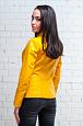 Куртка из эко-кожи желтого цвета фото №3
